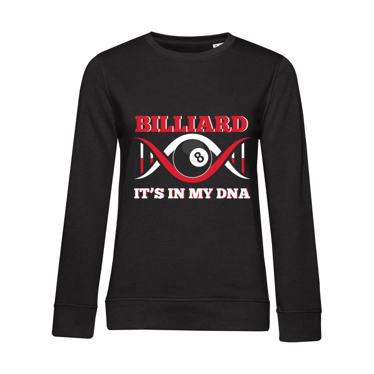 Bild von Nachhaltiges Sweatshirt Damen Billard is in my DNA