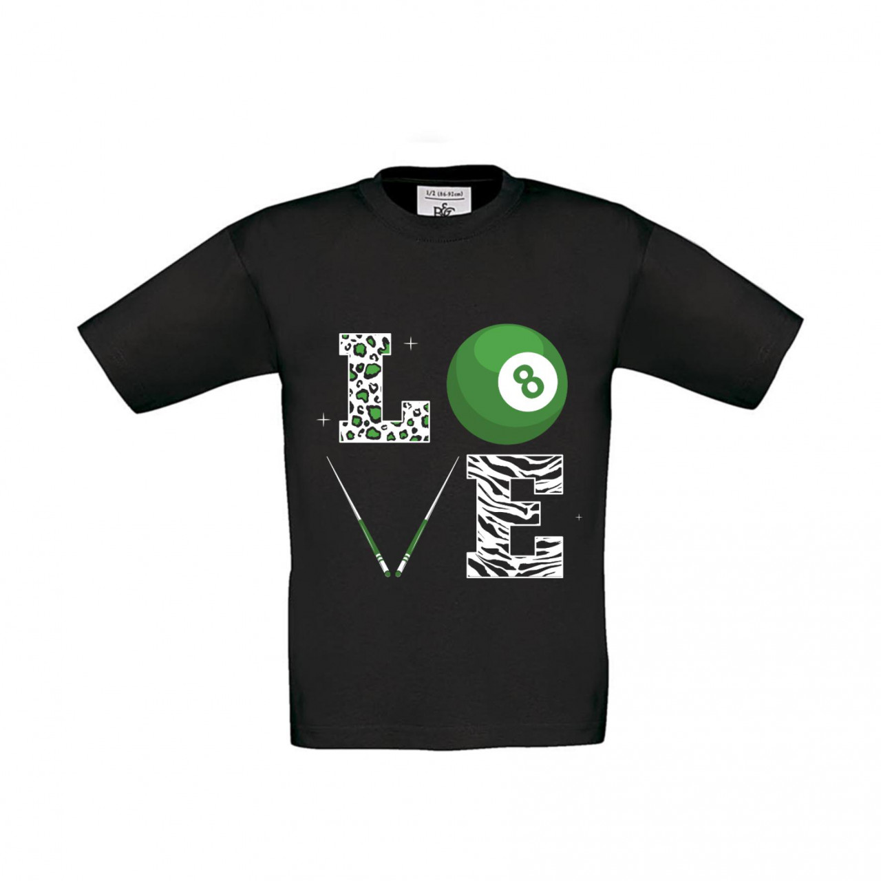Bild von T-Shirt Kinder Billard Love