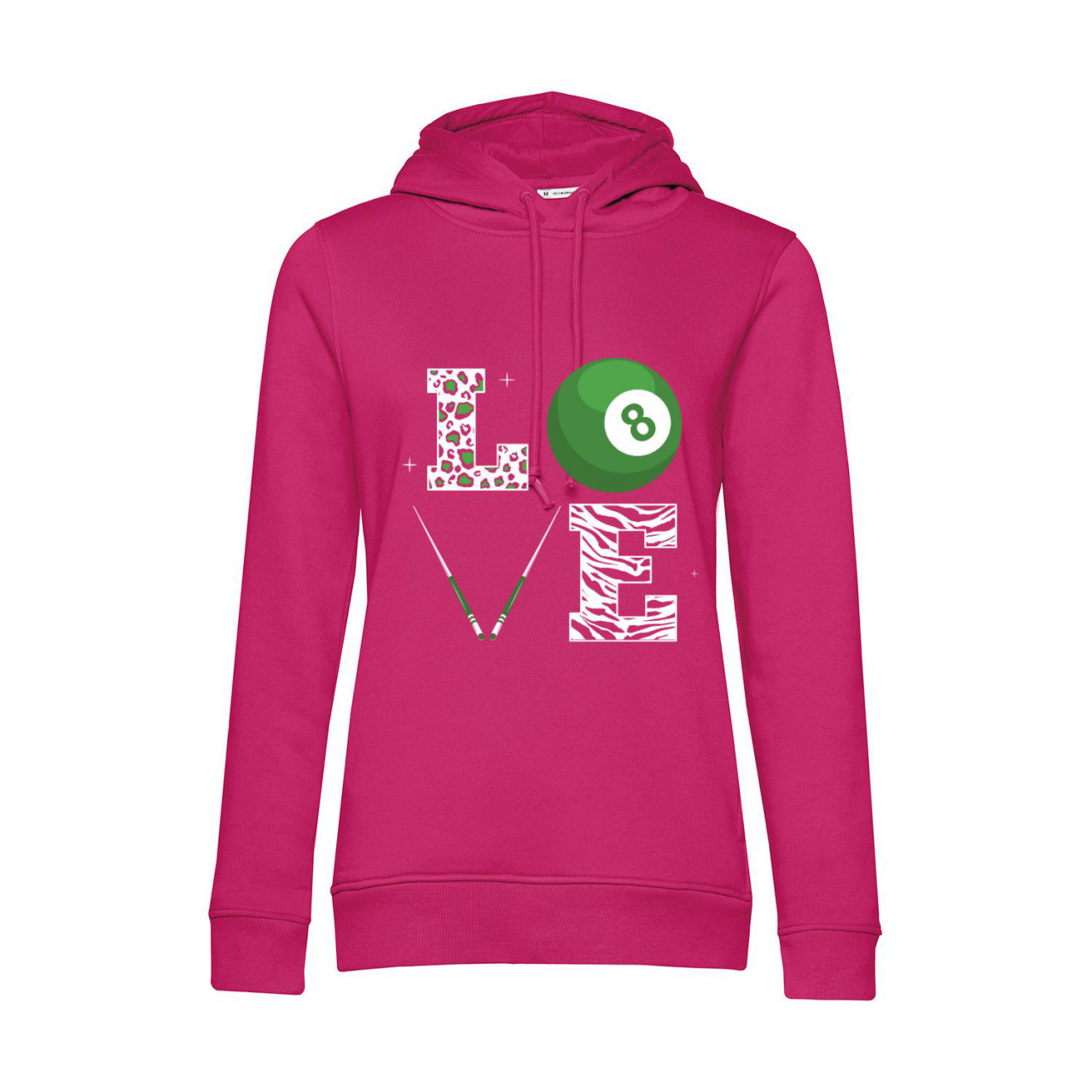 Bild von Nachhaltiger Hoodie Damen Billard Love