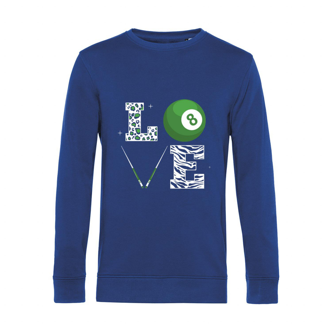 Bild von Nachhaltiges Sweatshirt Herren Billard Love