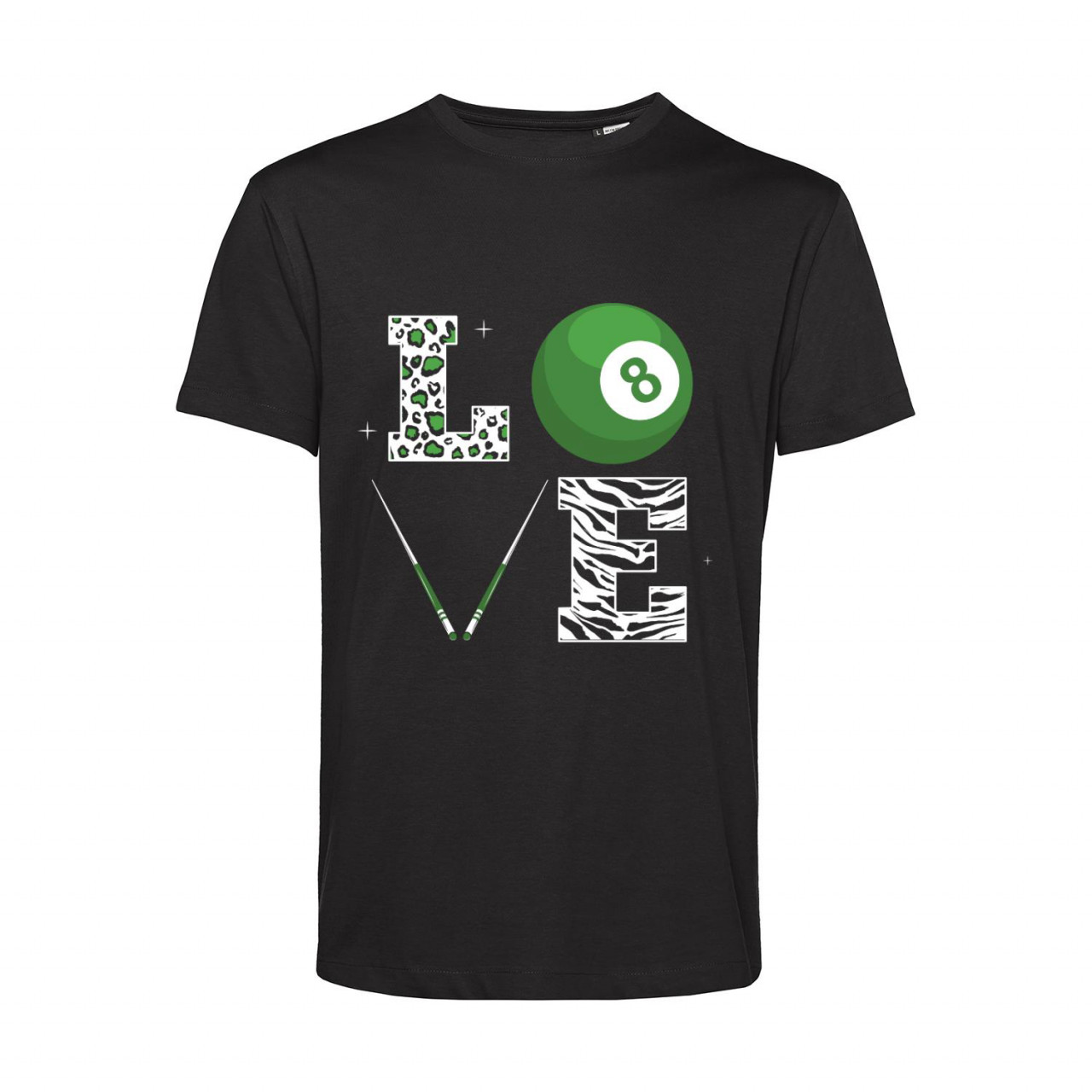 Bild von Nachhaltiges T-Shirt Herren Billard Love