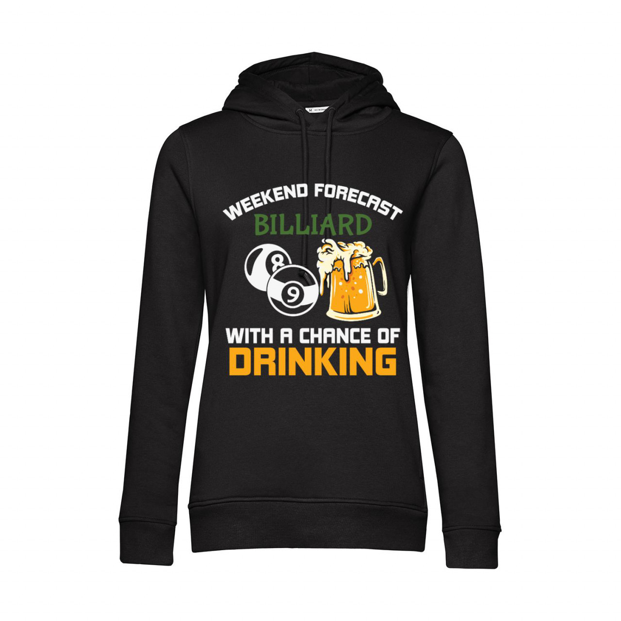 Bild von Nachhaltiger Hoodie Damen Billard Weekend Forecast