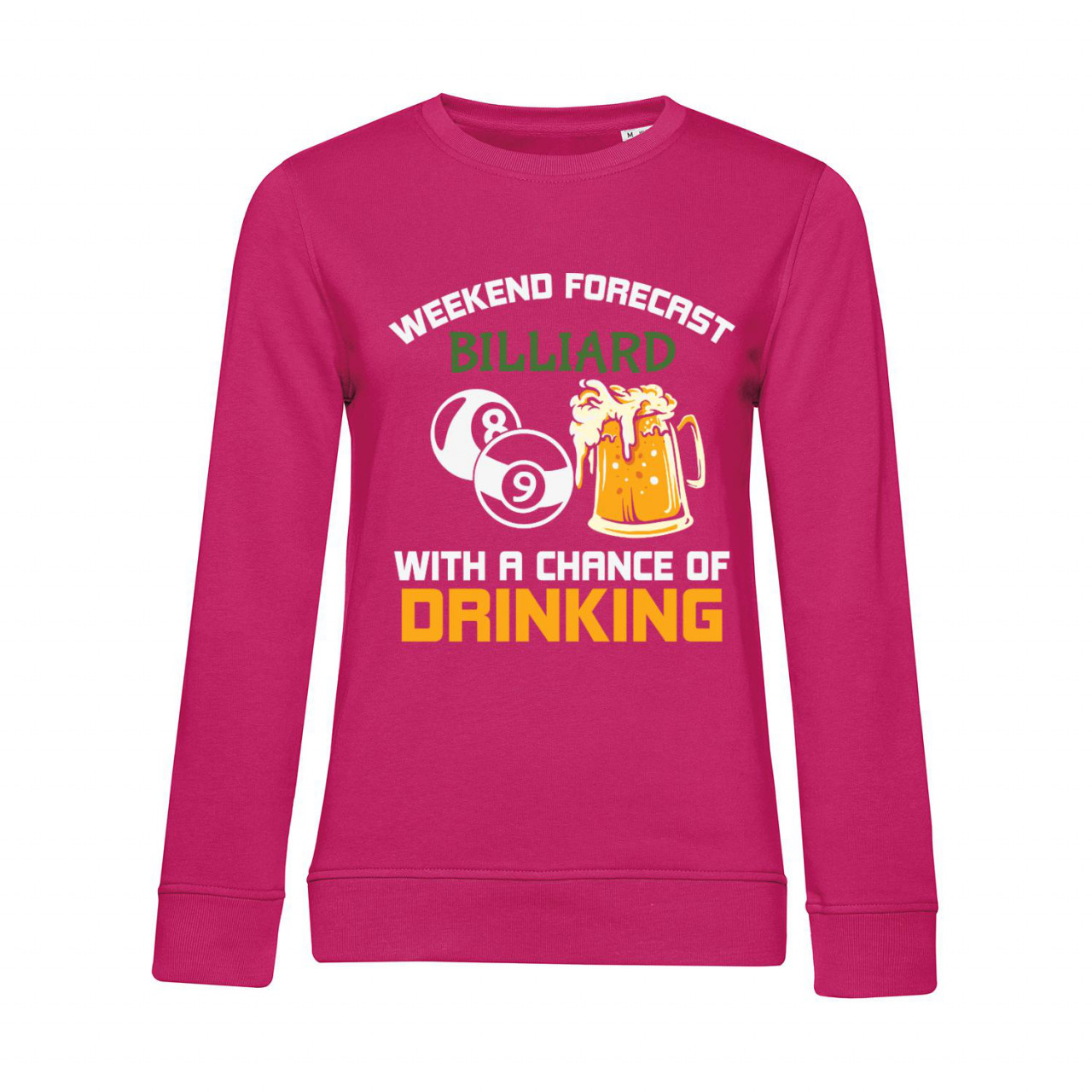 Bild von Nachhaltiges Sweatshirt Damen Billard Weekend Forecast