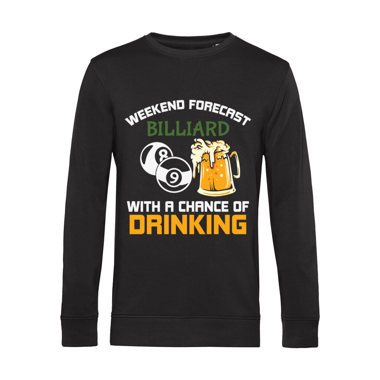 Bild von Nachhaltiges Sweatshirt Herren Billard Weekend Forecast