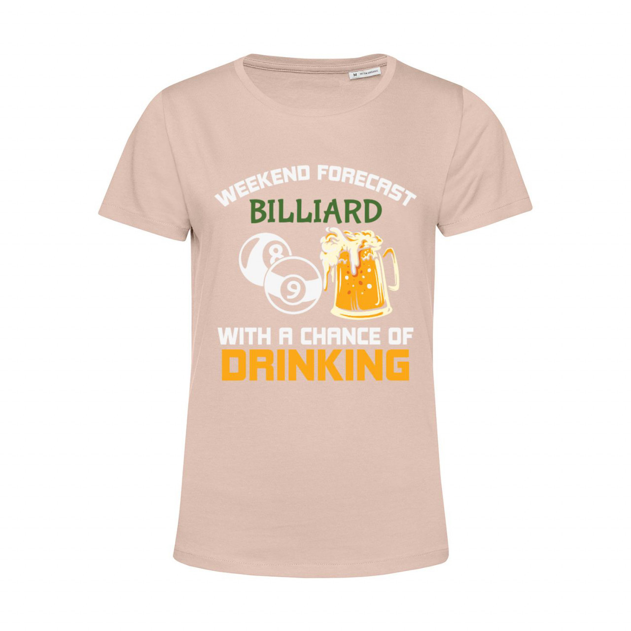 Bild von Nachhaltiges T-Shirt Damen Billard Weekend Forecast