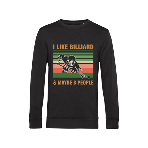 Bild von Nahhaltiges Sweatshirt für Herren - Billard Begeisterung pur
