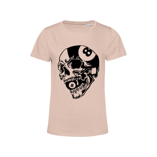 Bild von Faszinierendes Nachhaltiges T-Shirt Damen Billard 8 Ball Totenkopf