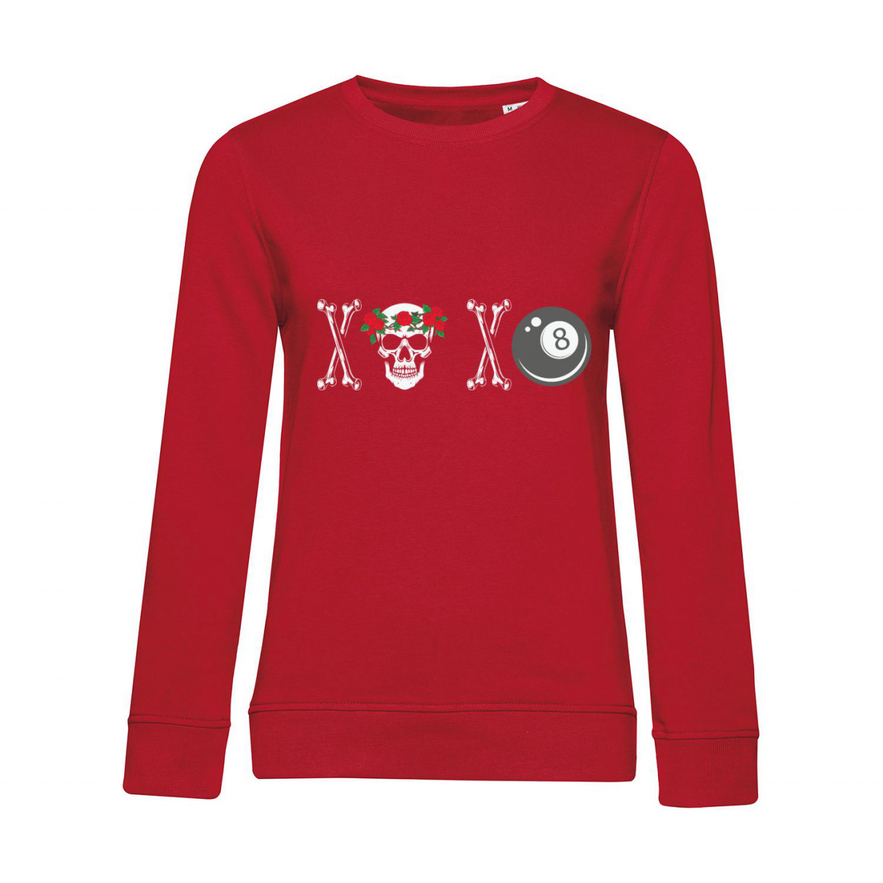 Bild von Nachhaltiges Sweatshirt Damen Billard Skelett