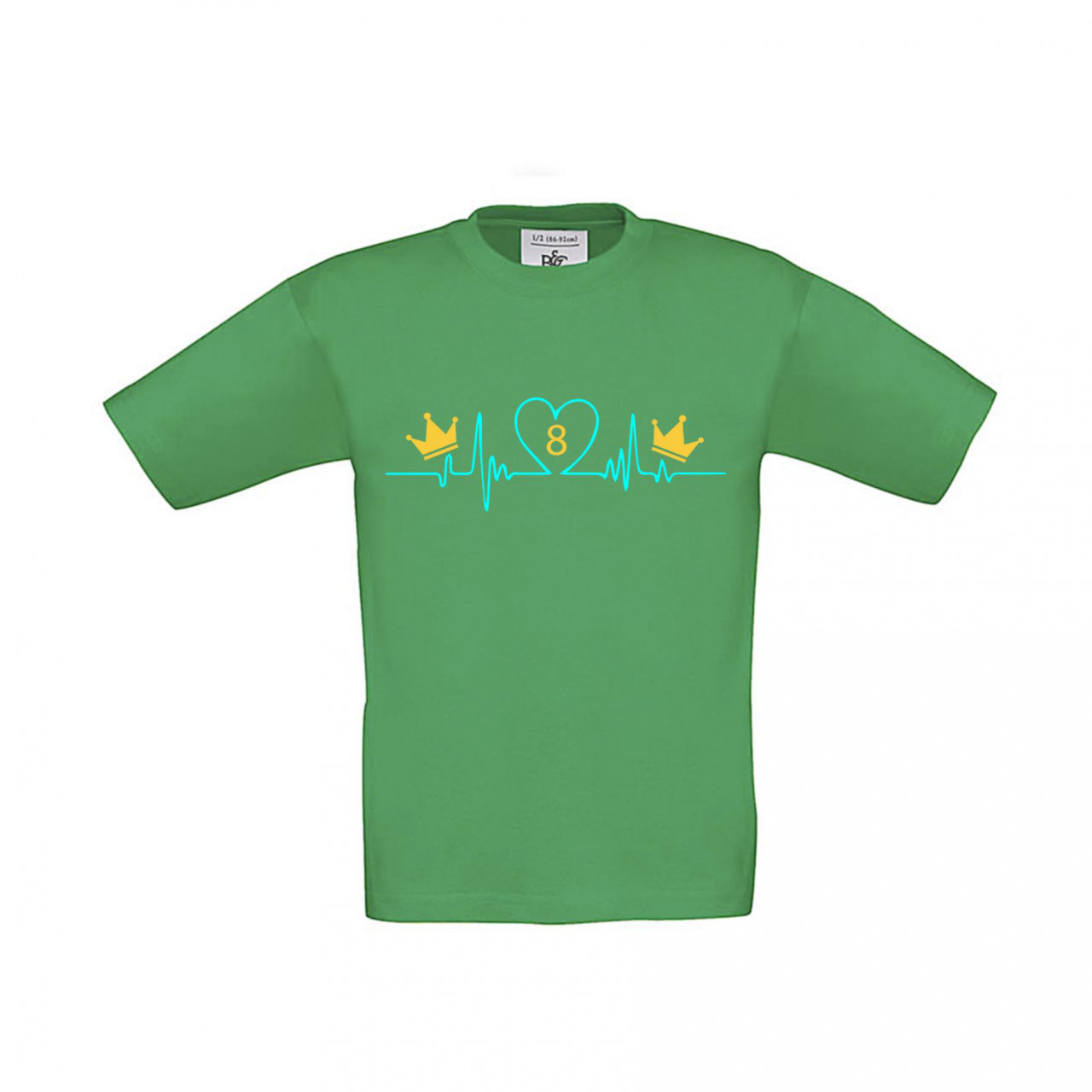 Bild von T-Shirt Kinder Billard Heartbeat Crowns