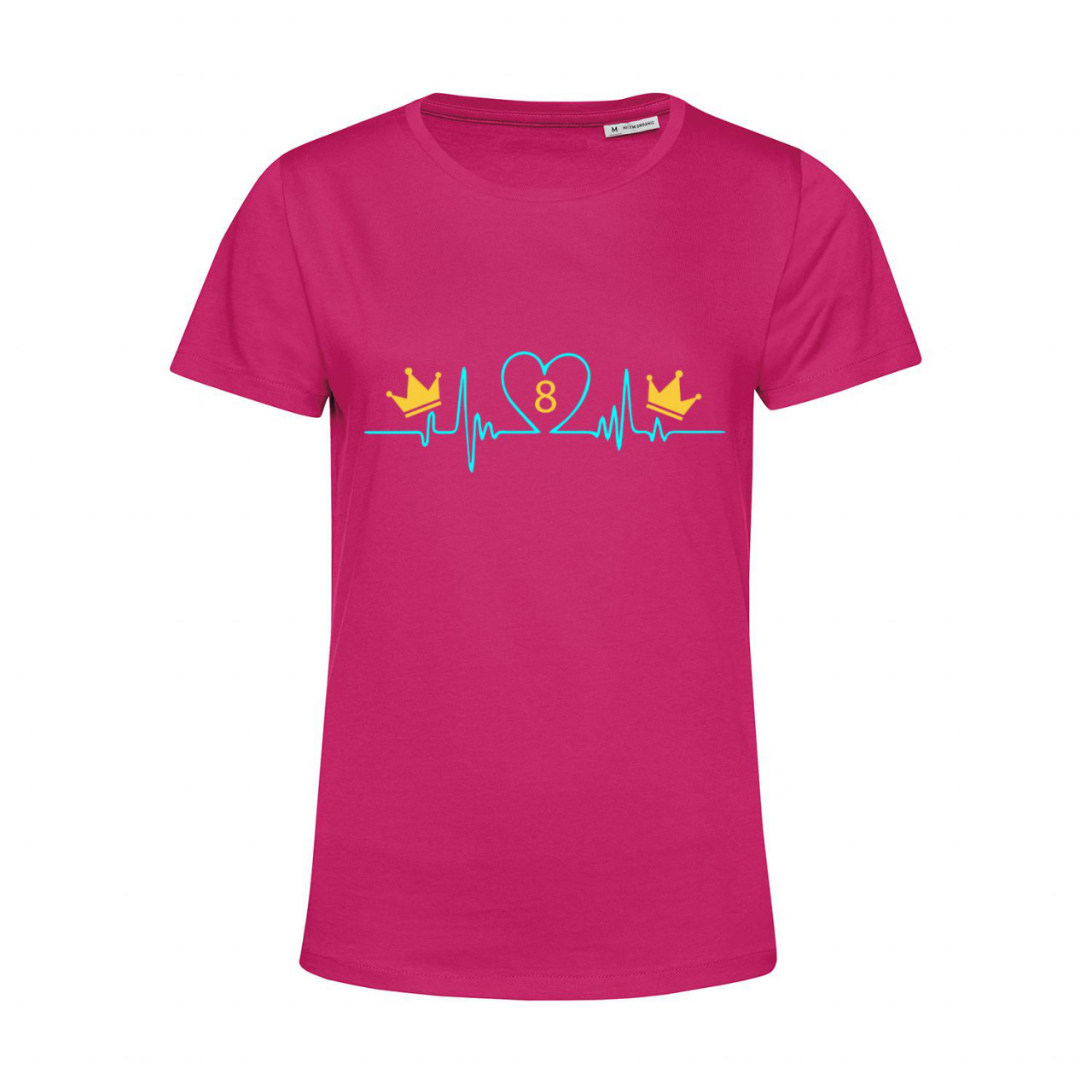 Bild von Nachhaltiges T-Shirt Damen Billard Heartbeat Crowns