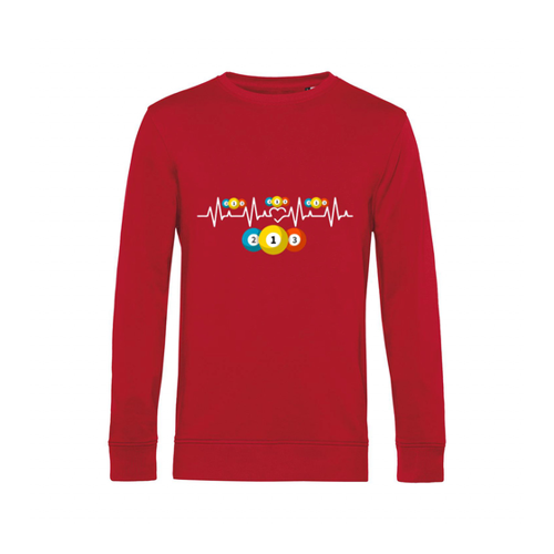 Bild von Nachhaltiges Sweatshirt Herren Billard Heartbeat
