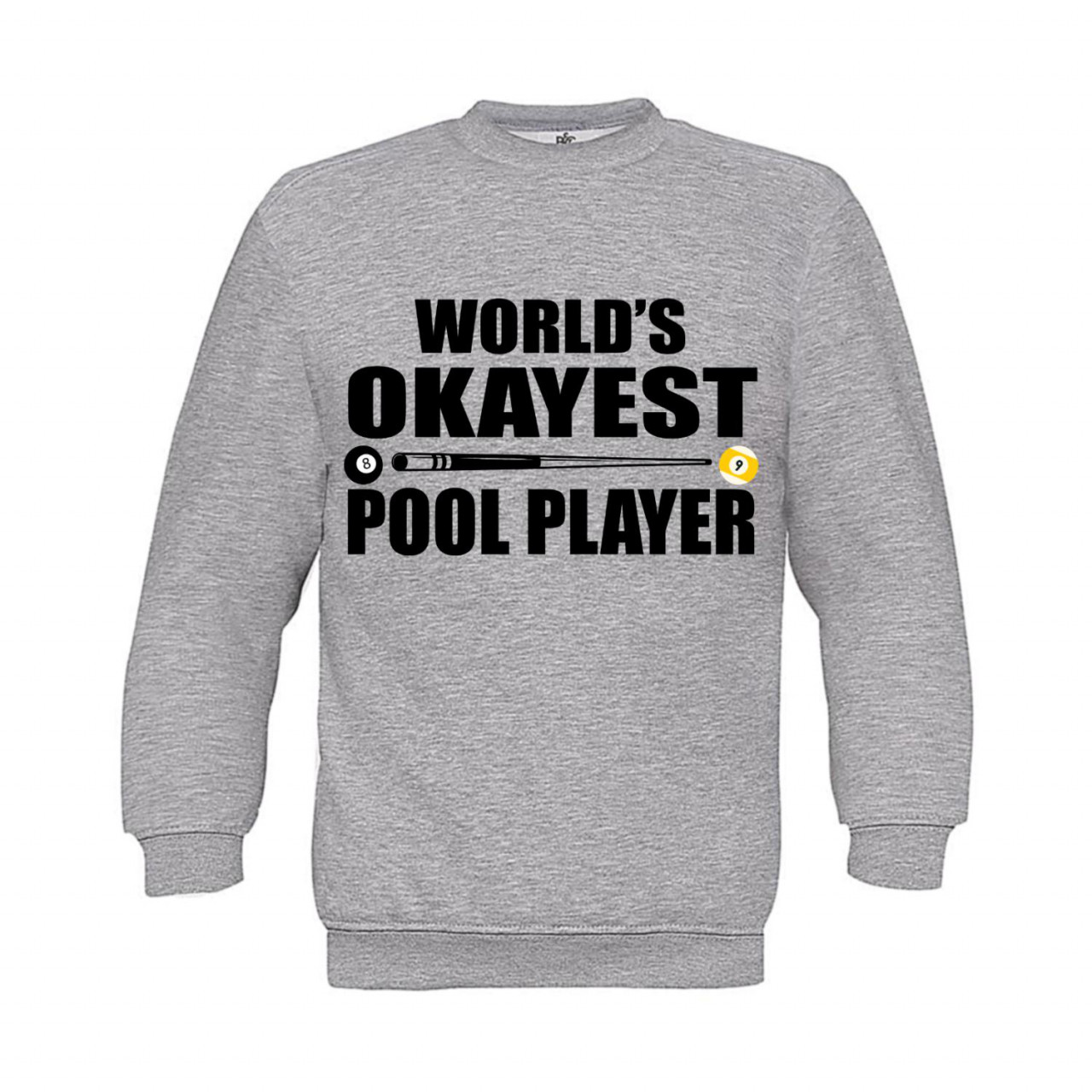 Bild von Sweatshirt Kinder Billard World's Okayest Pool Player
