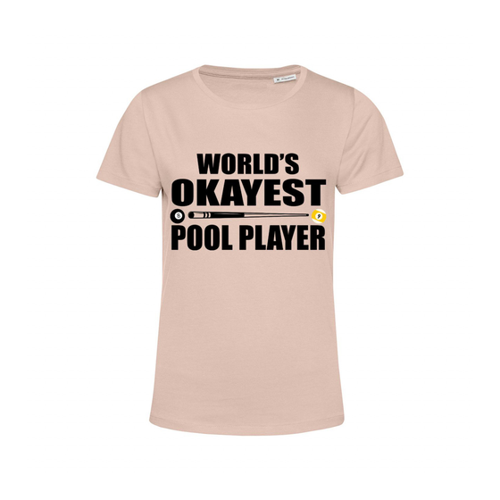Bild von Nachhaltiges T-Shirt für Damen – Billard World’s Okayest Pool Player