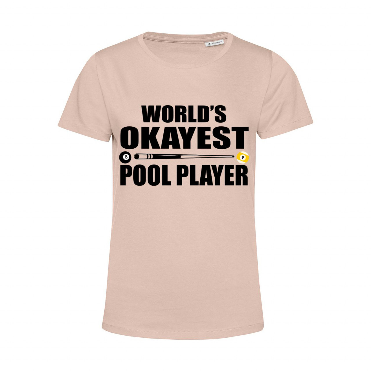 Bild von Nachhaltiges T-Shirt Damen Billard World's Okayest Pool Player