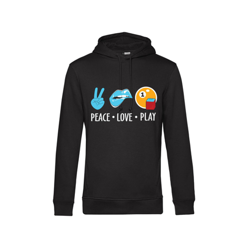 Bild von Nachhaltiger Hoodie für Herren mit Billard-Motiv