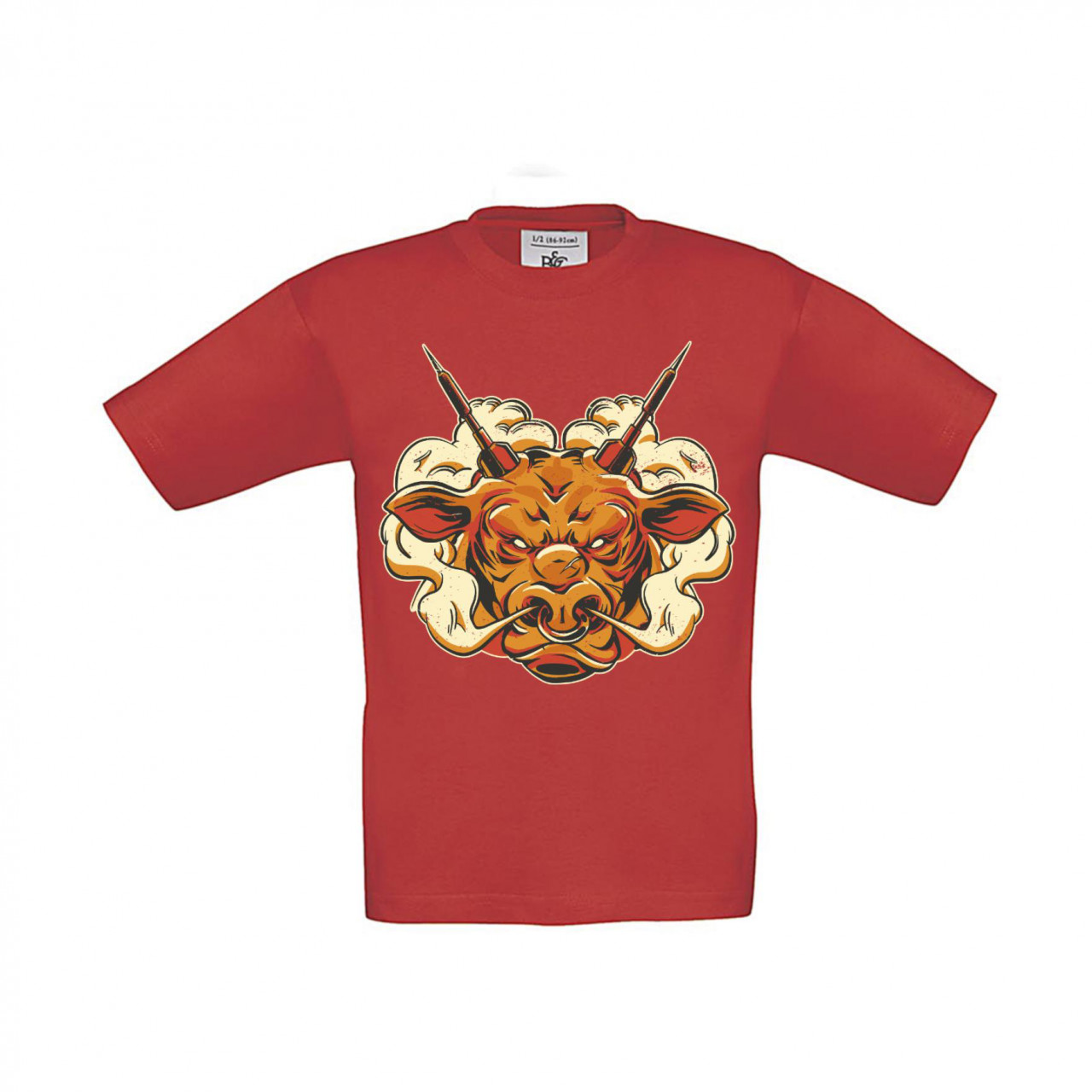 Bild von T-Shirt Kinder Darts Angry Bull