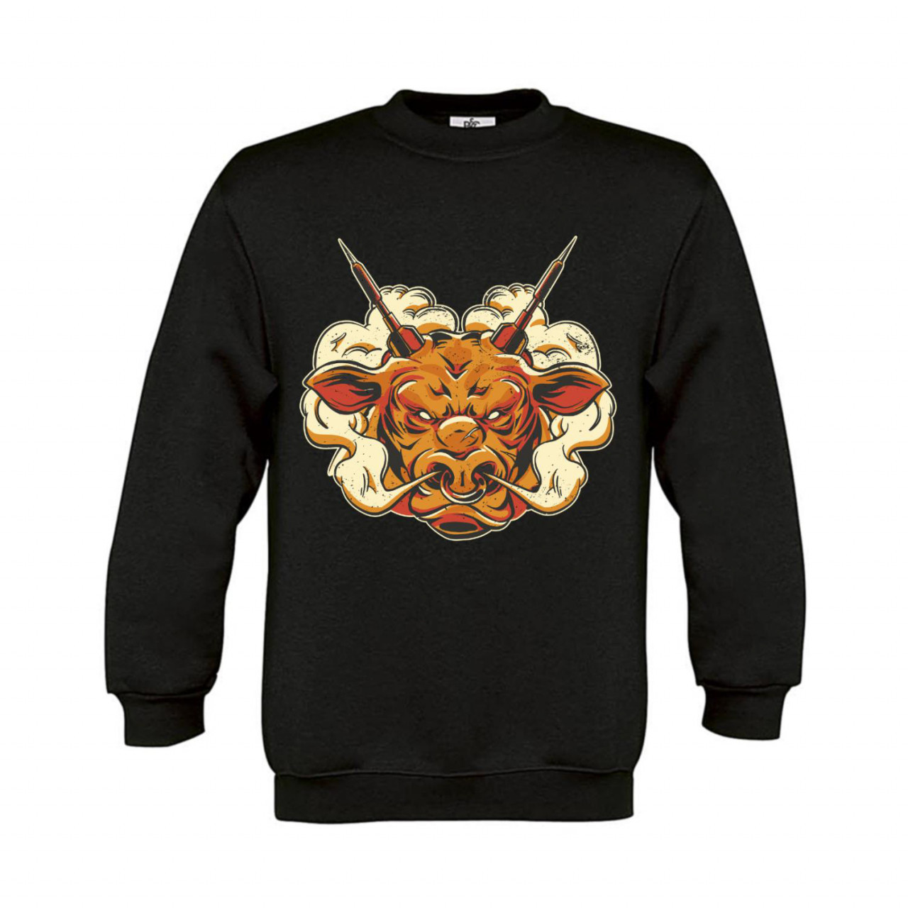 Bild von Sweatshirt Kinder Darts Angry Bull