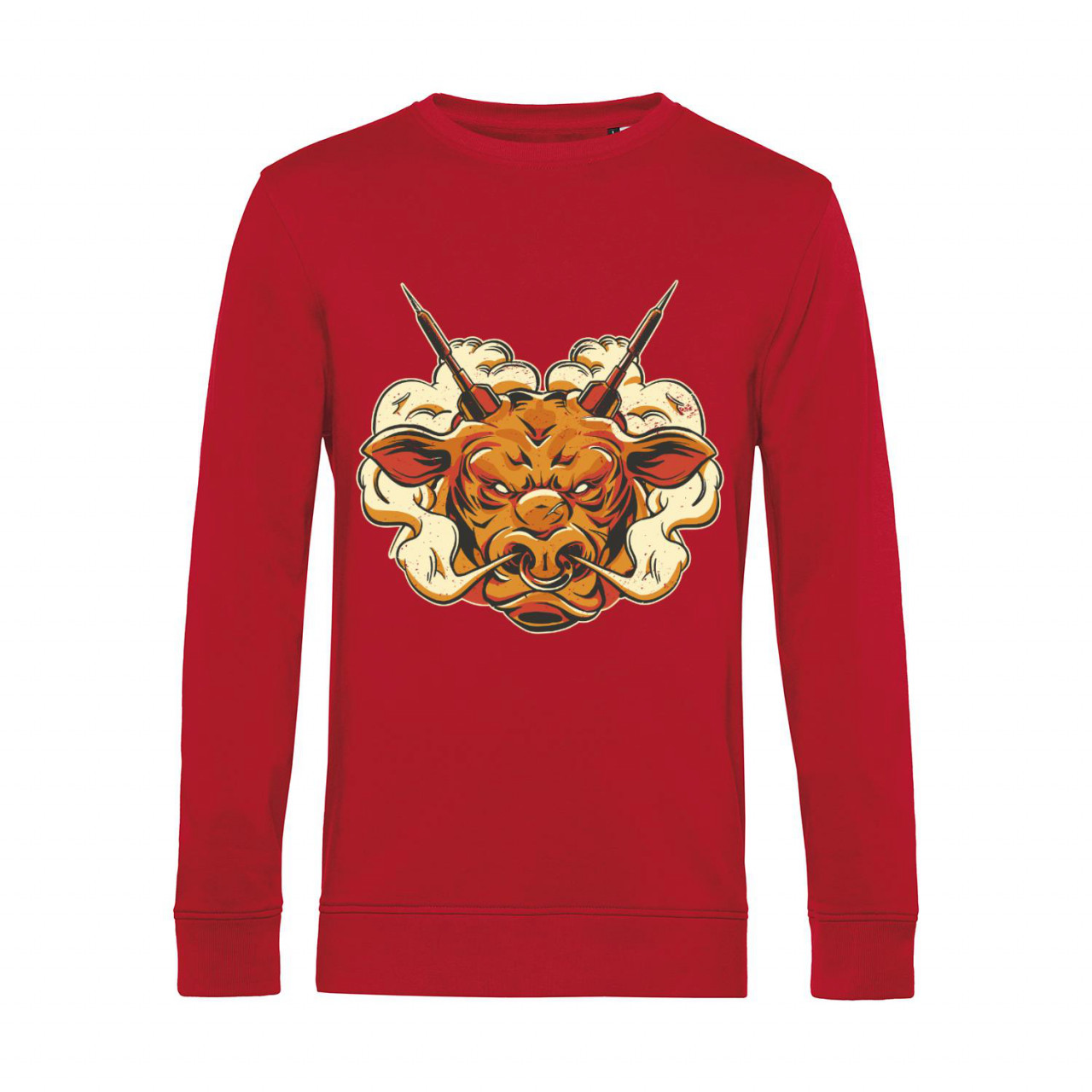 Bild von Nachhaltiges Sweatshirt Herren Darts Angry Bull