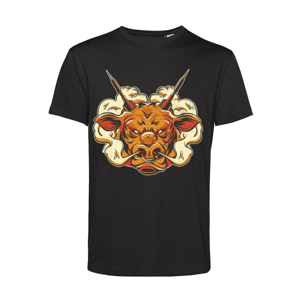 Bild von Nachhaltiges T-Shirt Herren Darts Angry Bull