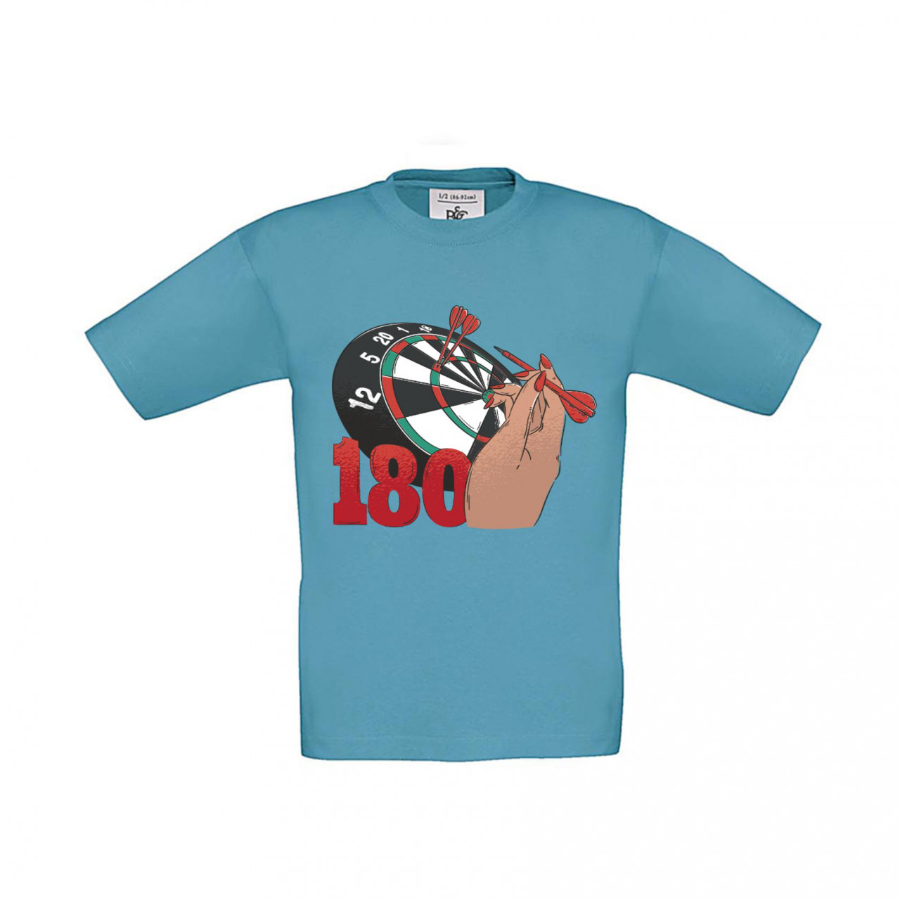 Bild von T-Shirt Kinder Darts 180 Throwing Hand