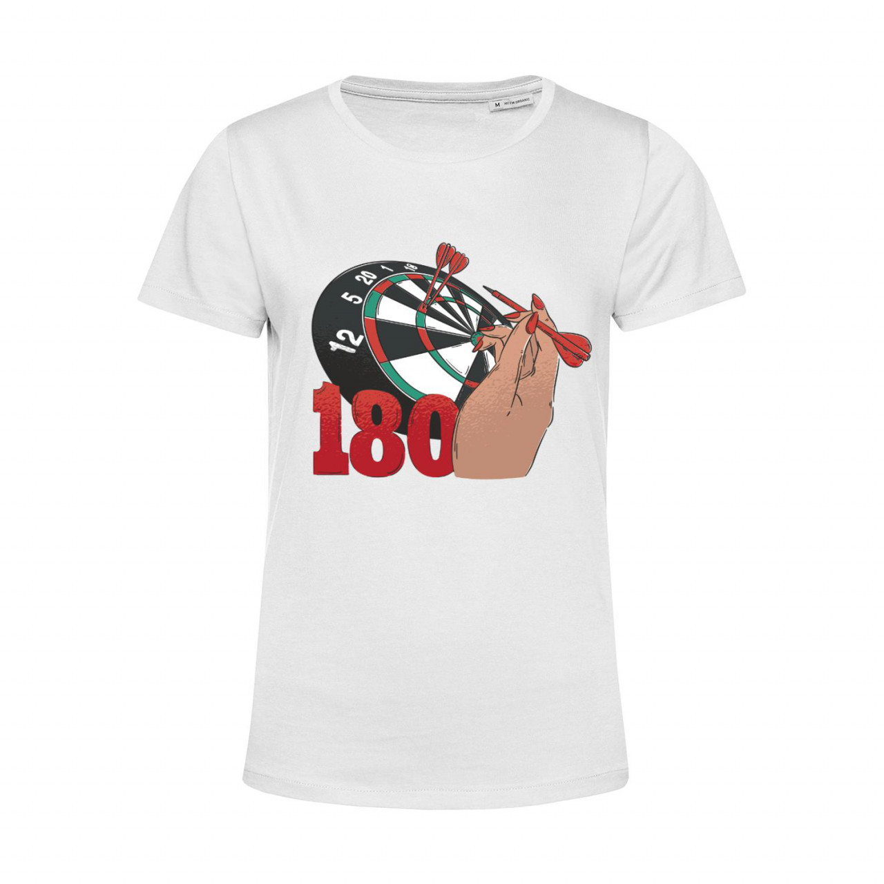 Bild von Nachhaltiges T-Shirt Damen Darts 180 Throwing Hand