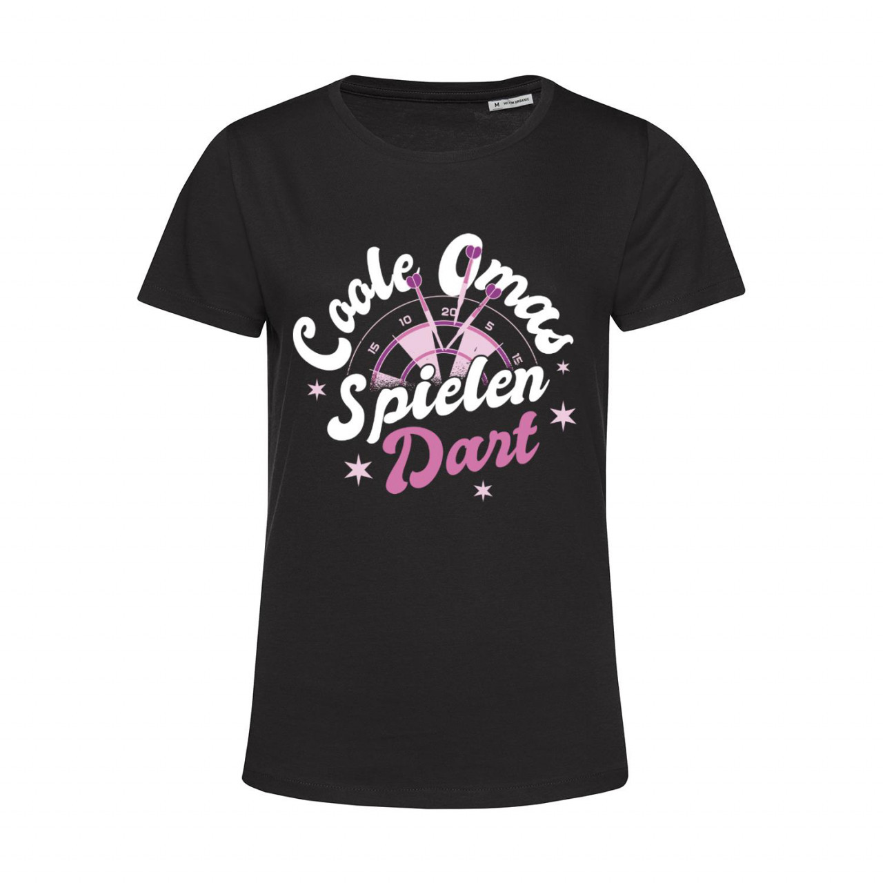 Bild von Nachhaltiges T-Shirt Damen Darts Coole Omas spielen Dart