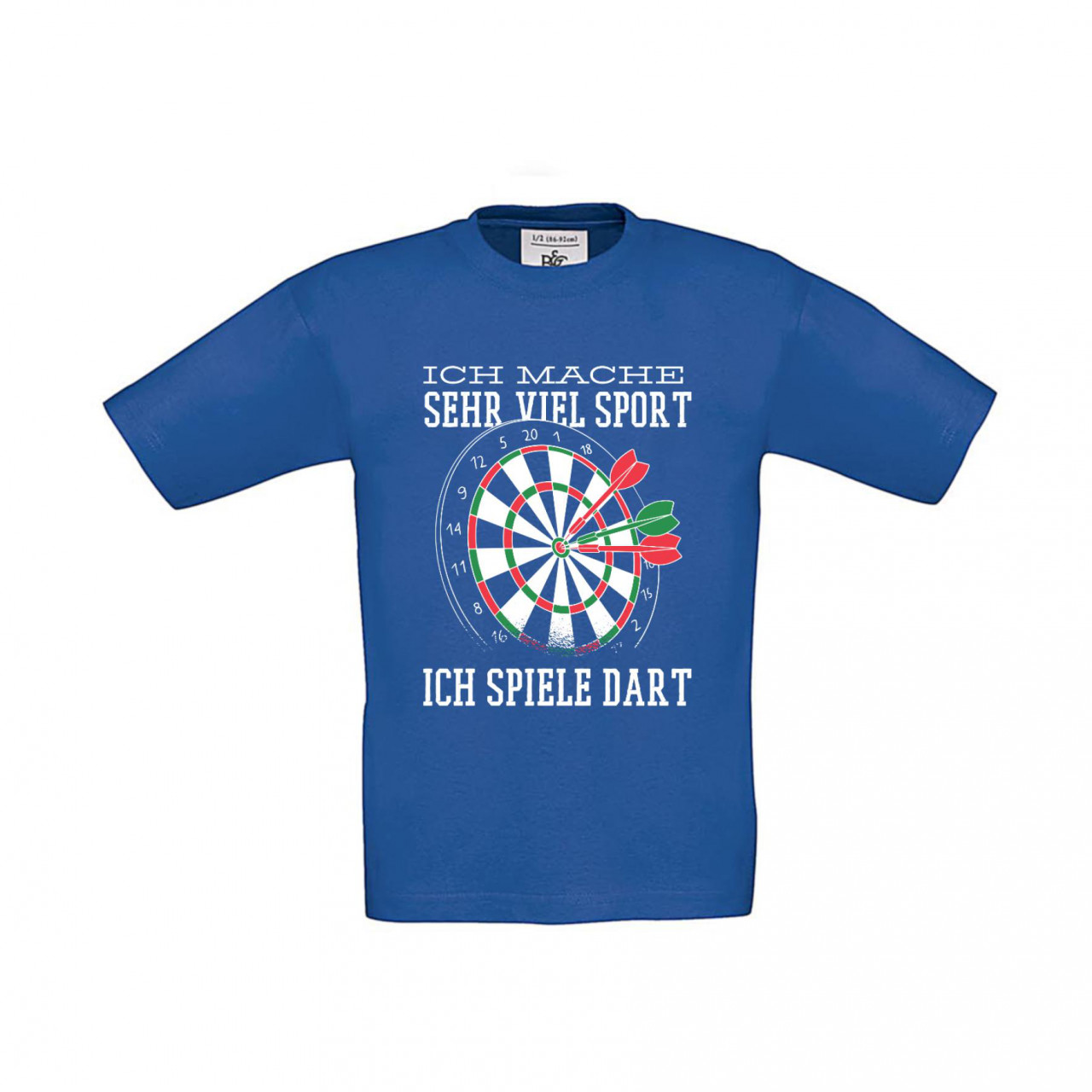 Bild von T-Shirt Kinder Darts Ich mache sehr viel Sport