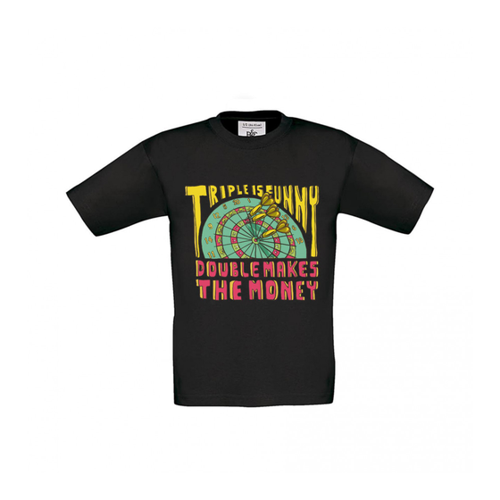 Bild von T-Shirt Kinder Darts Triple - Lustiger Spaß für junge Darts-Fans