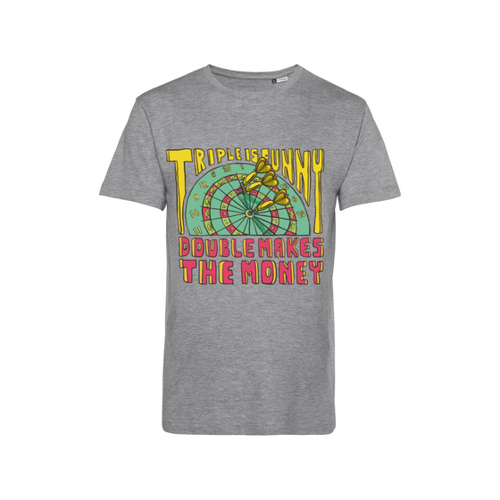 Bild von Nachhaltiges T-Shirt für Herren – Darts Triple is funny Double makes the money