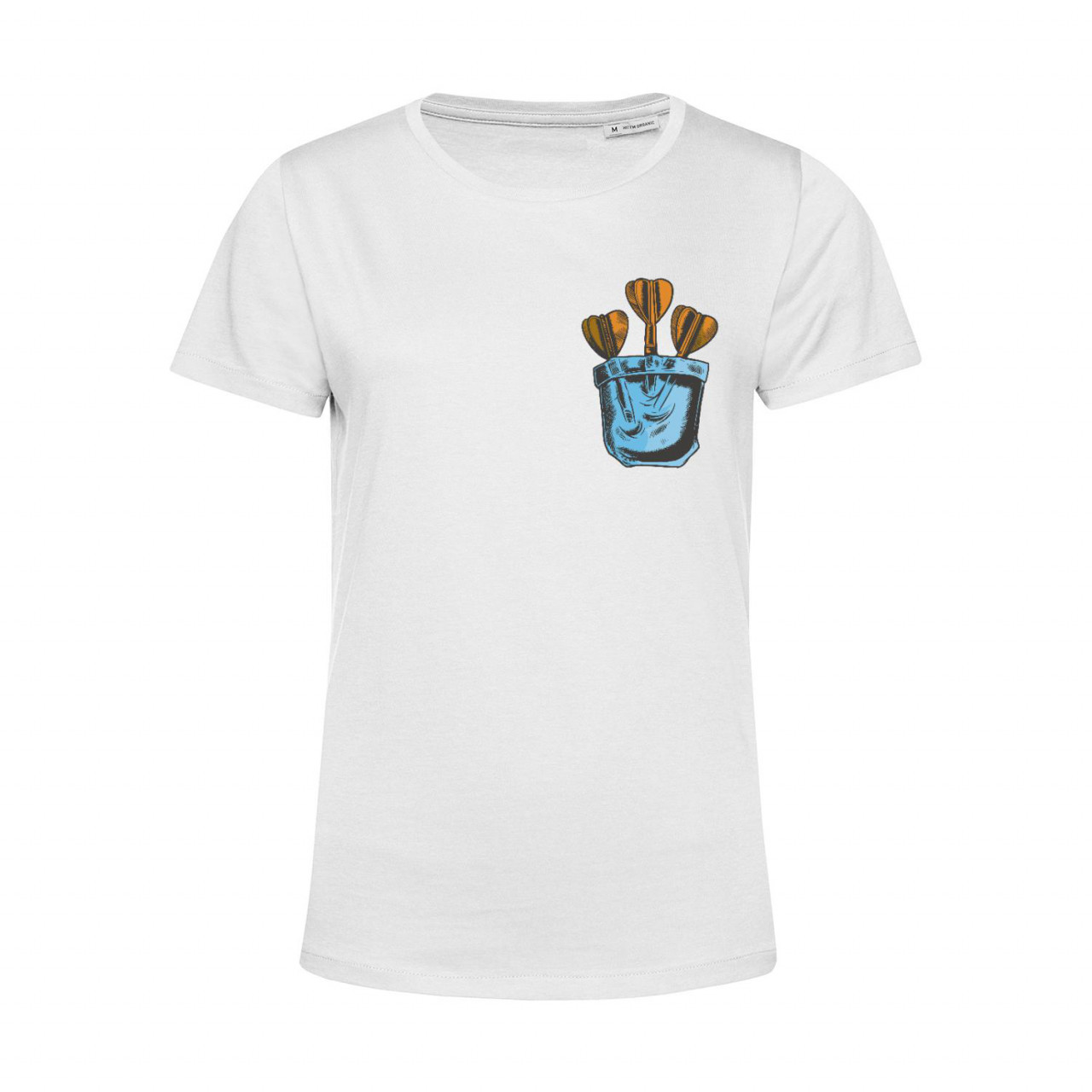 Bild von Nachhaltiges T-Shirt Damen Darts Pocket