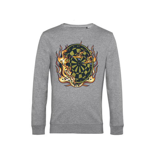 Bild von Nachhaltiges Sweatshirt Herren Darts Board on Fire