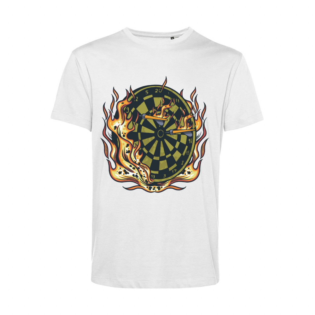Bild von Nachhaltiges T-Shirt Herren Darts Board on Fire