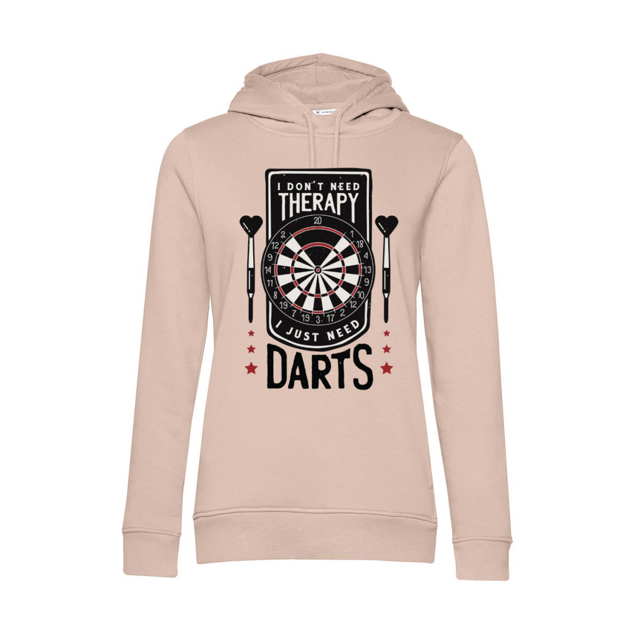 Bild von Nachhaltiger Hoodie Damen Darts I don't need Therapy