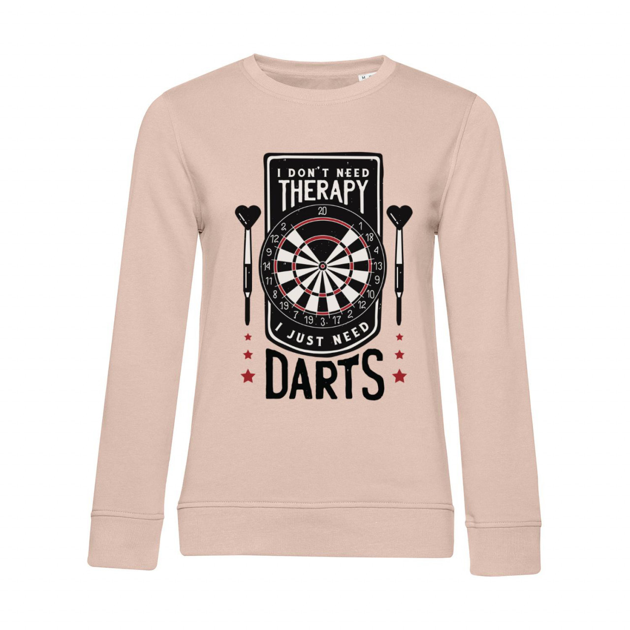 Bild von Nachhaltiges Sweatshirt Damen Darts I don't need Therapy