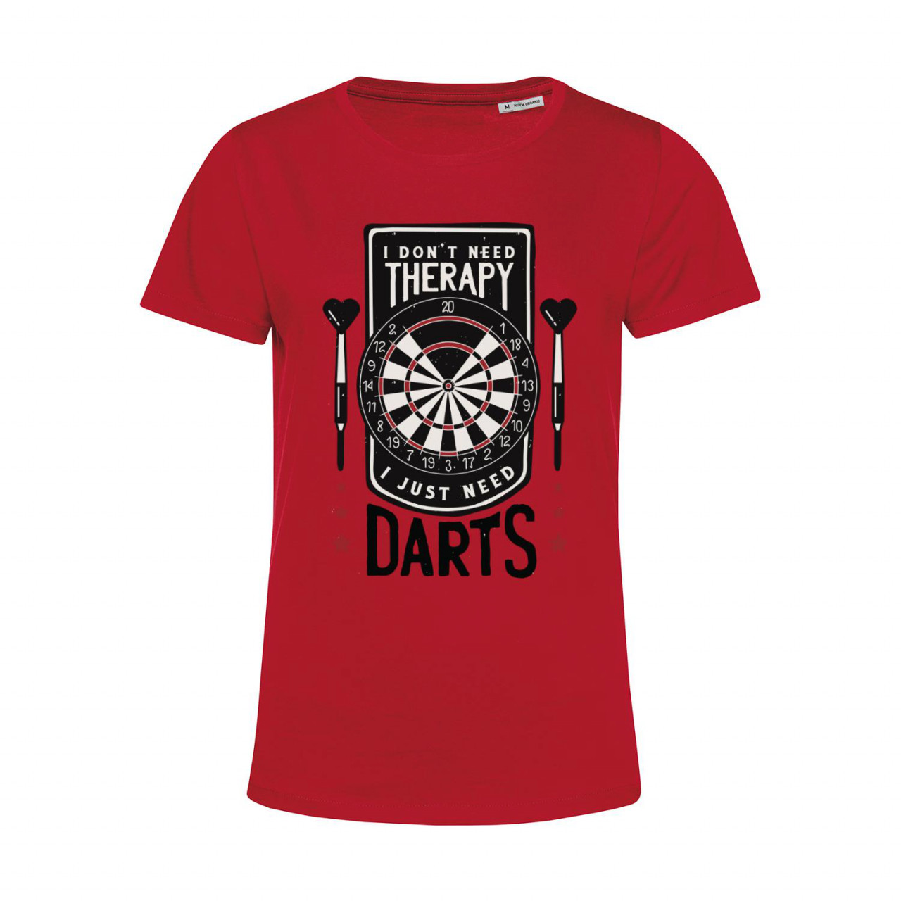 Bild von Nachhaltiges T-Shirt Damen Darts I don't need Therapy