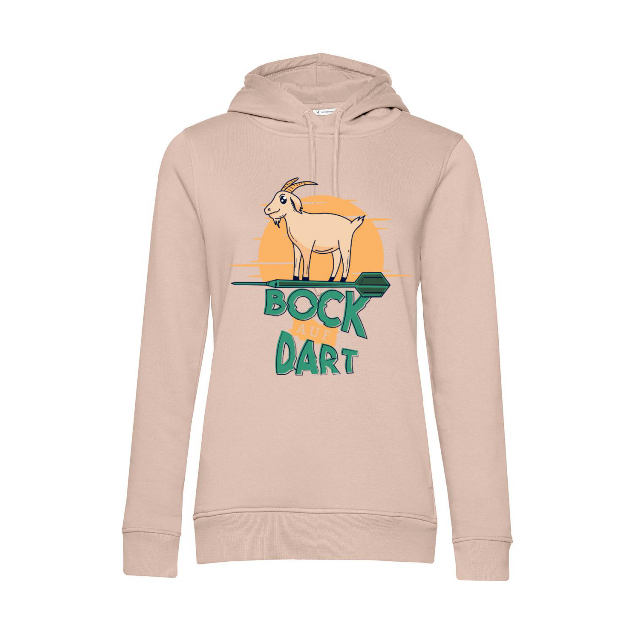 Bild von Nachhaltiger Hoodie Damen Bock auf Dart