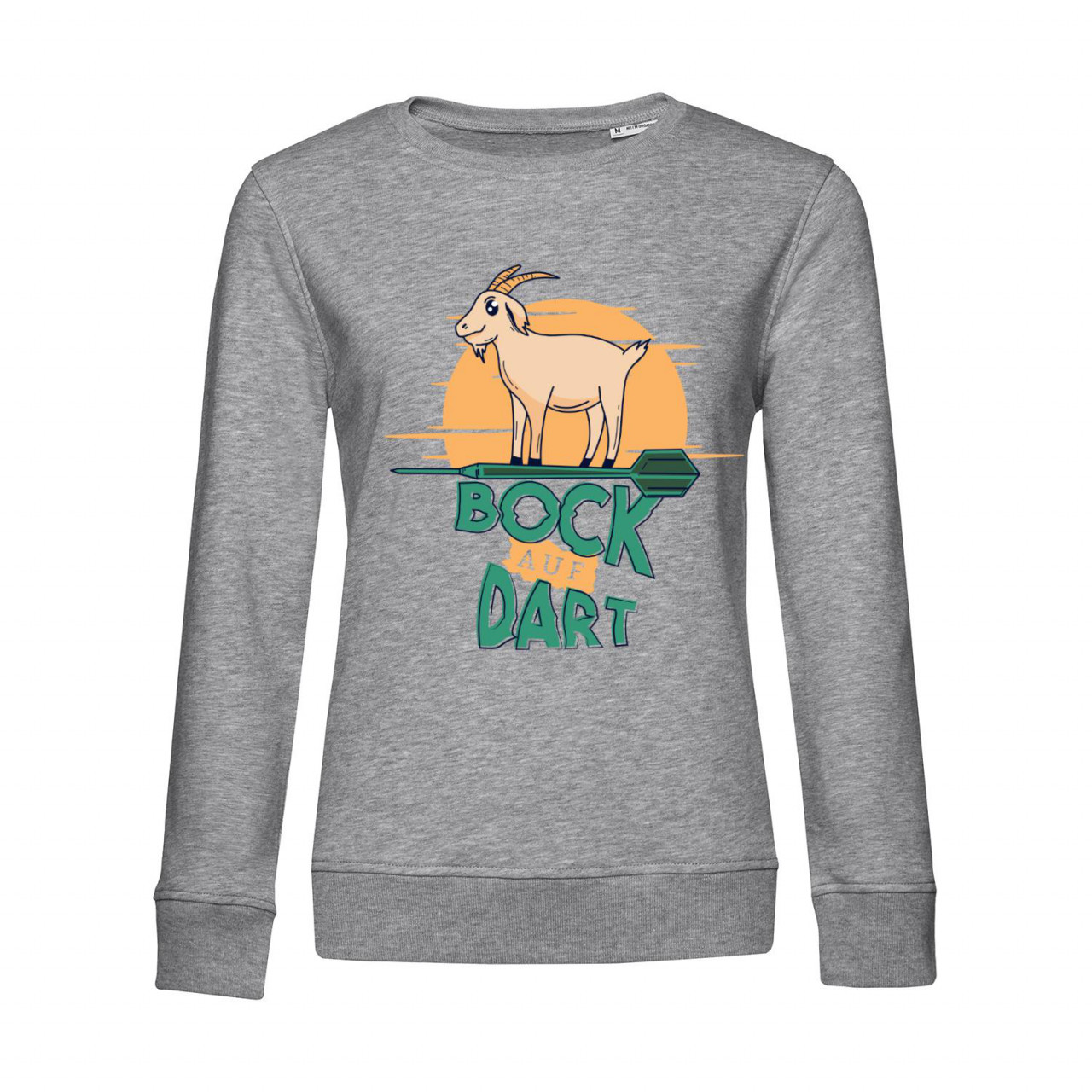 Bild von Nachhaltiges Sweatshirt Damen Bock auf Dart