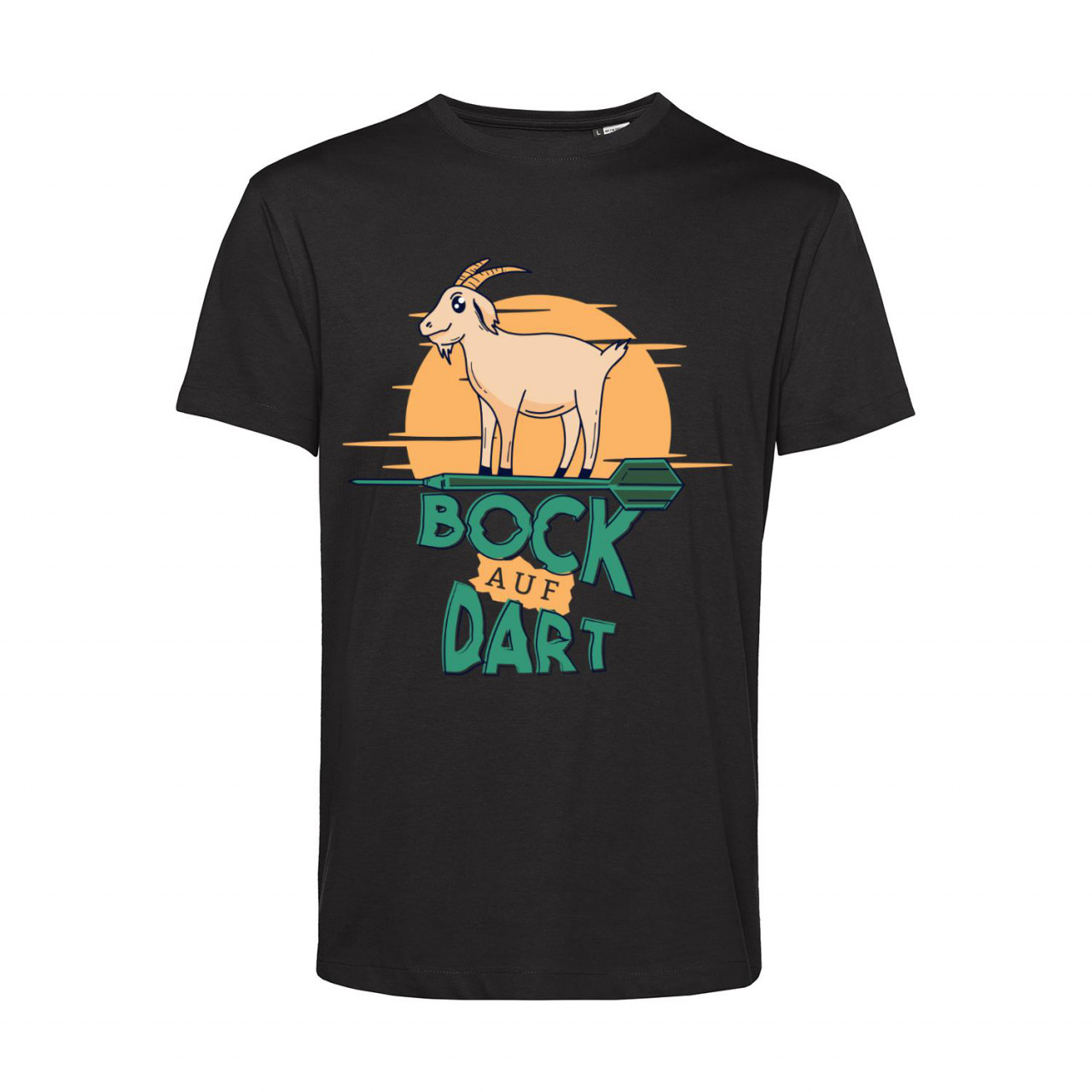 Bild von Nachhaltiges T-Shirt Herren Bock auf Dart