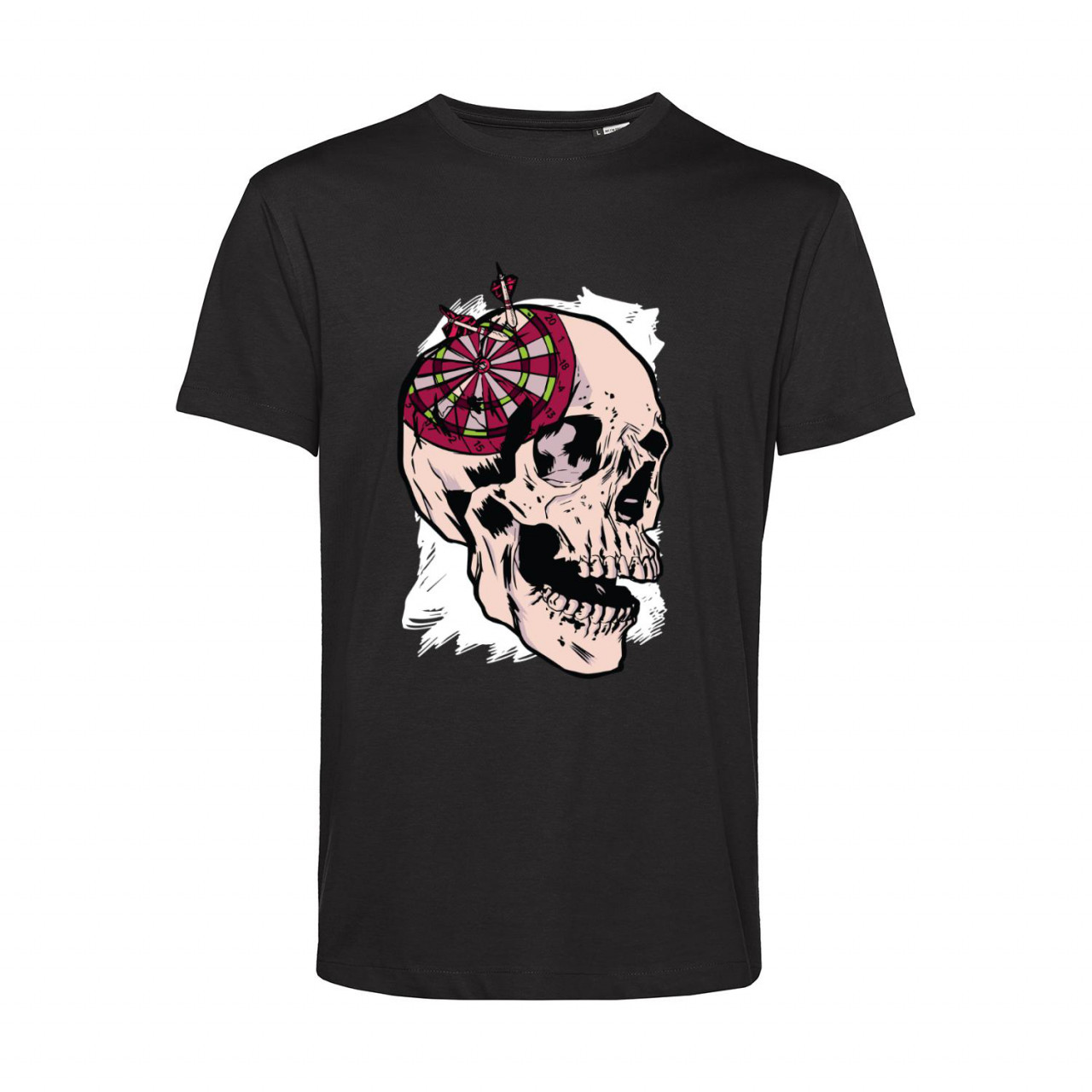 Bild von Nachhaltiges T-Shirt Herren Dart Schädel