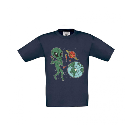 Bild von T-Shirt für Kinder: Die Erde ist eine Dart-Scheibe