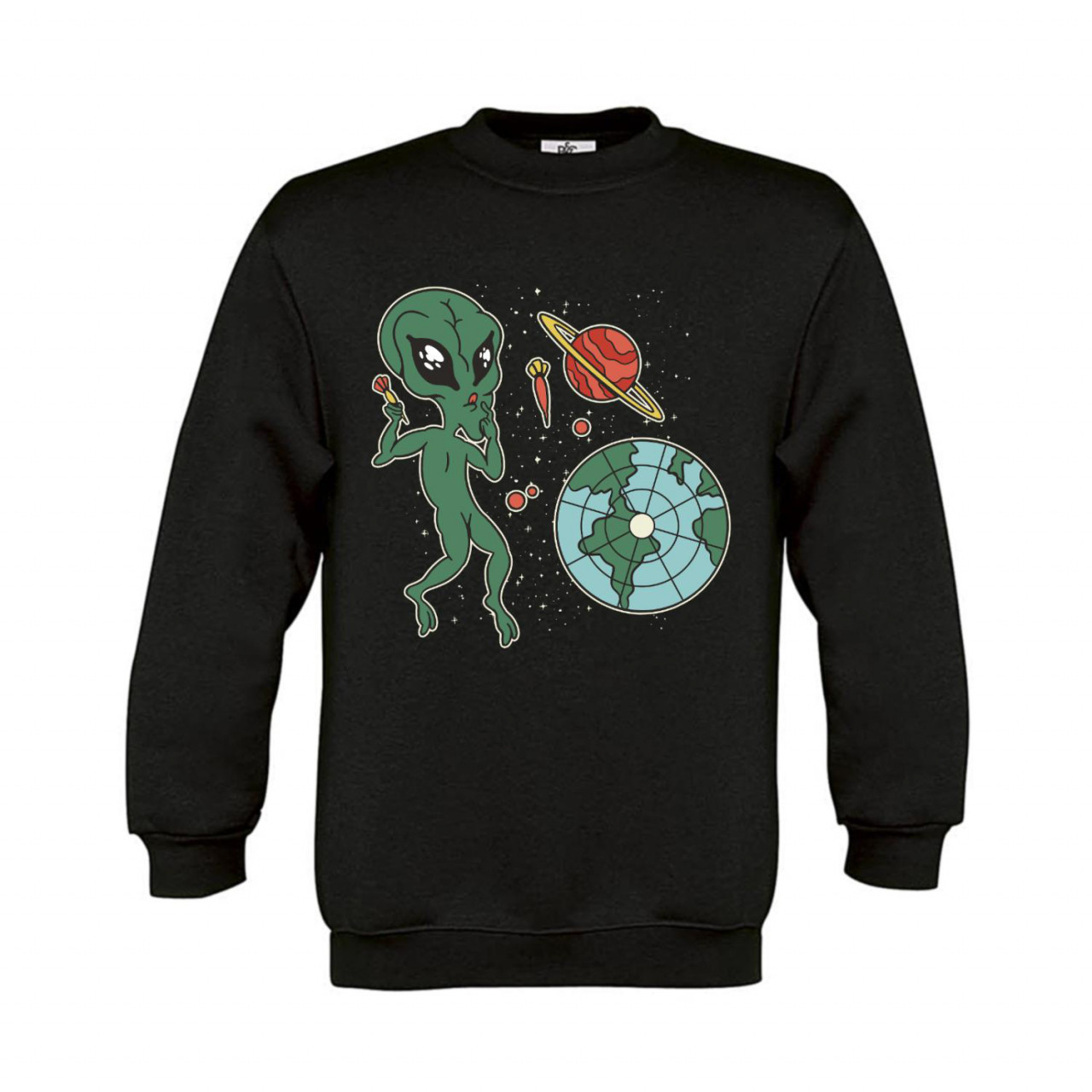 Bild von Sweatshirt Kinder Dart Die Erde ist eine Dart-Scheibe