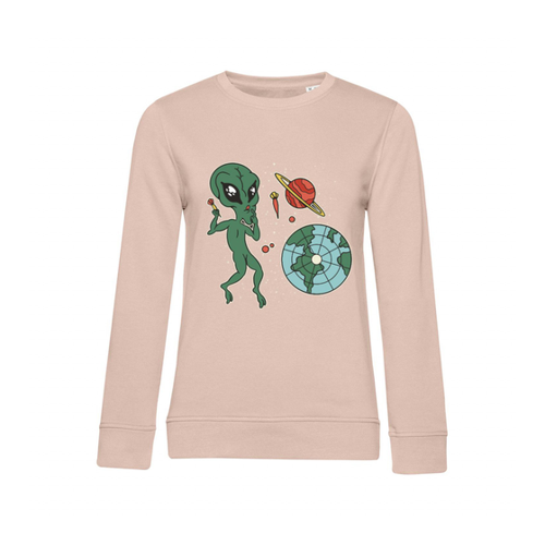 Bild von Nachhaltiges Sweatshirt Damen Dart Die Erde ist eine Dart-Scheibe – Ein Produktcheck