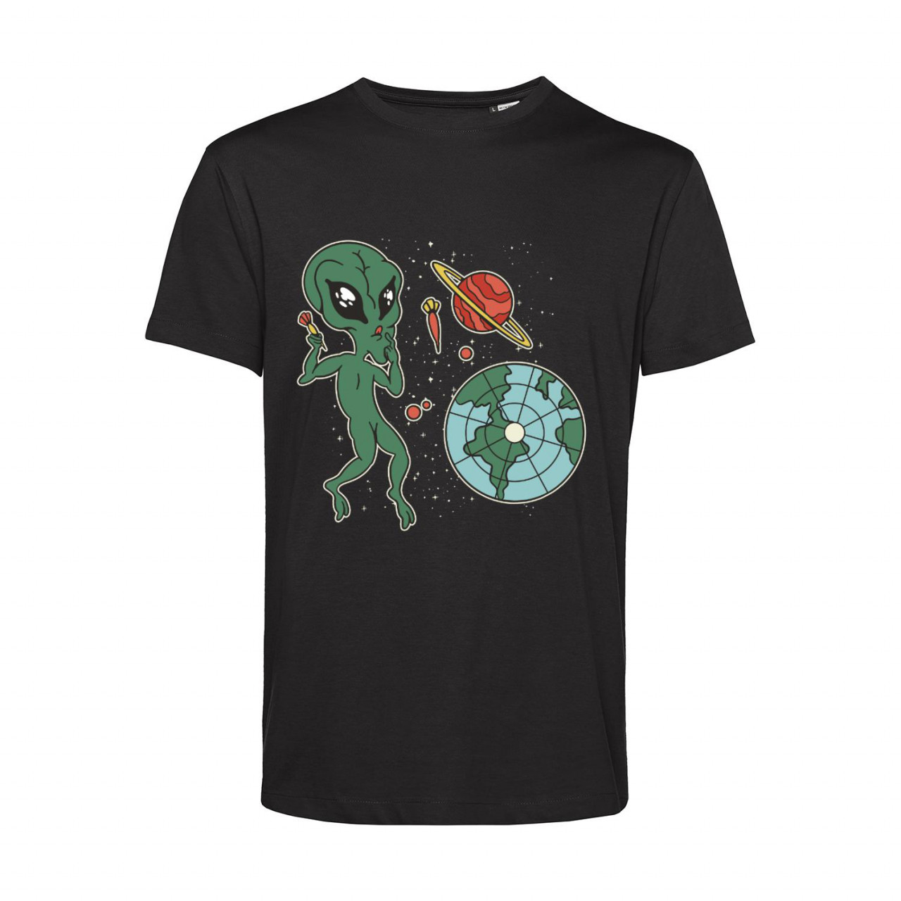 Bild von Nachhaltiges T-Shirt Herren Dart Die Erde ist eine Dart-Scheibe