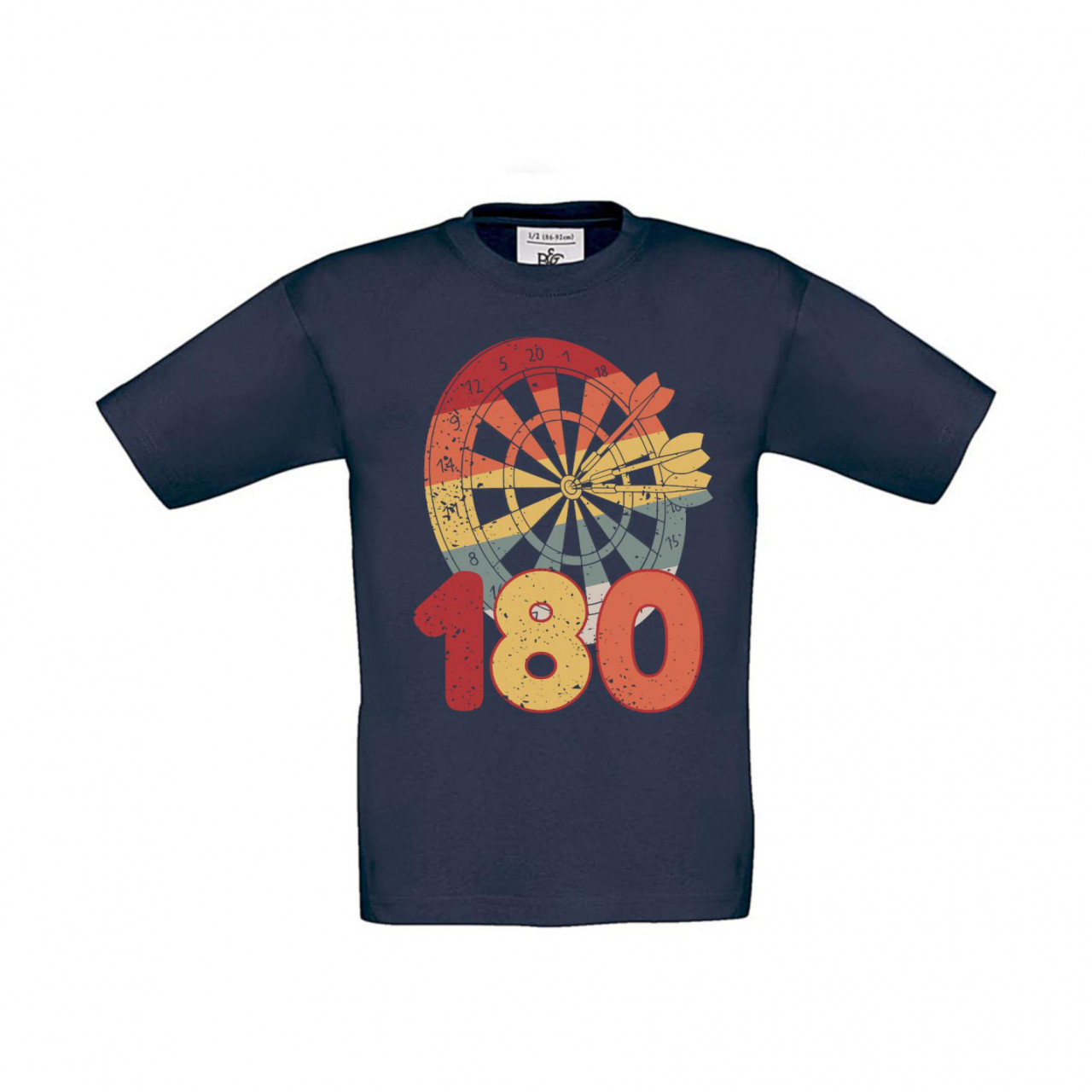 Bild von T-Shirt Kinder Darts Retro 180