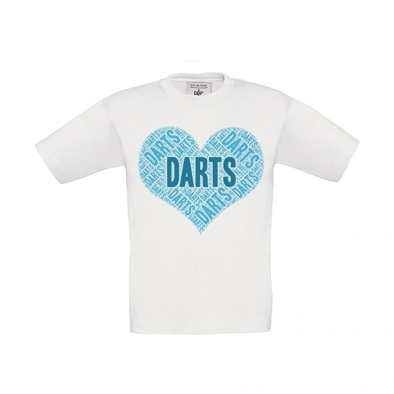 Bild von T-Shirt Kinder Darts Heart
