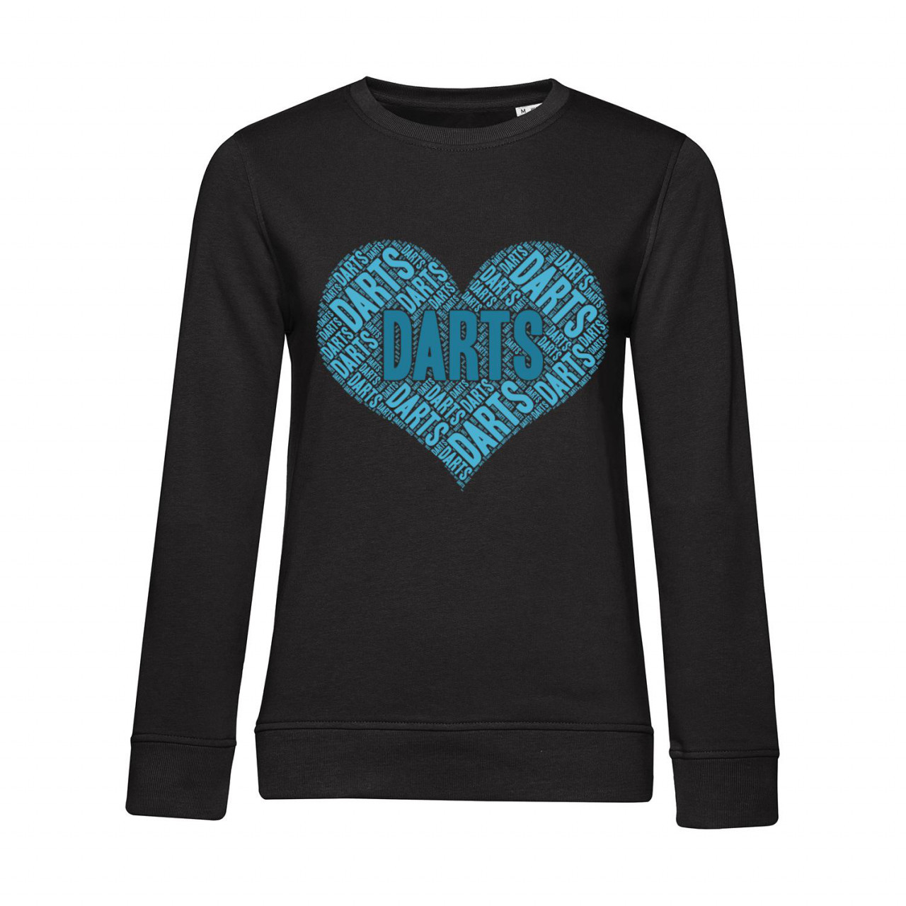 Bild von Nachhaltiges Sweatshirt Damen Darts Heart