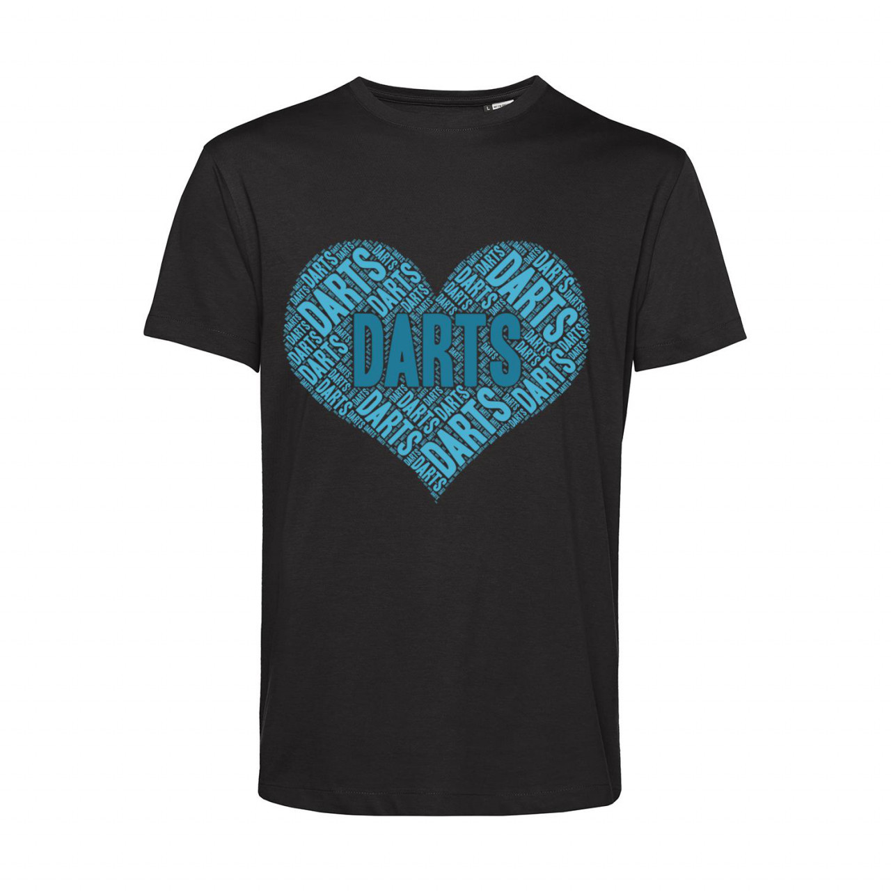 Bild von Nachhaltiges T-Shirt Herren Darts Heart
