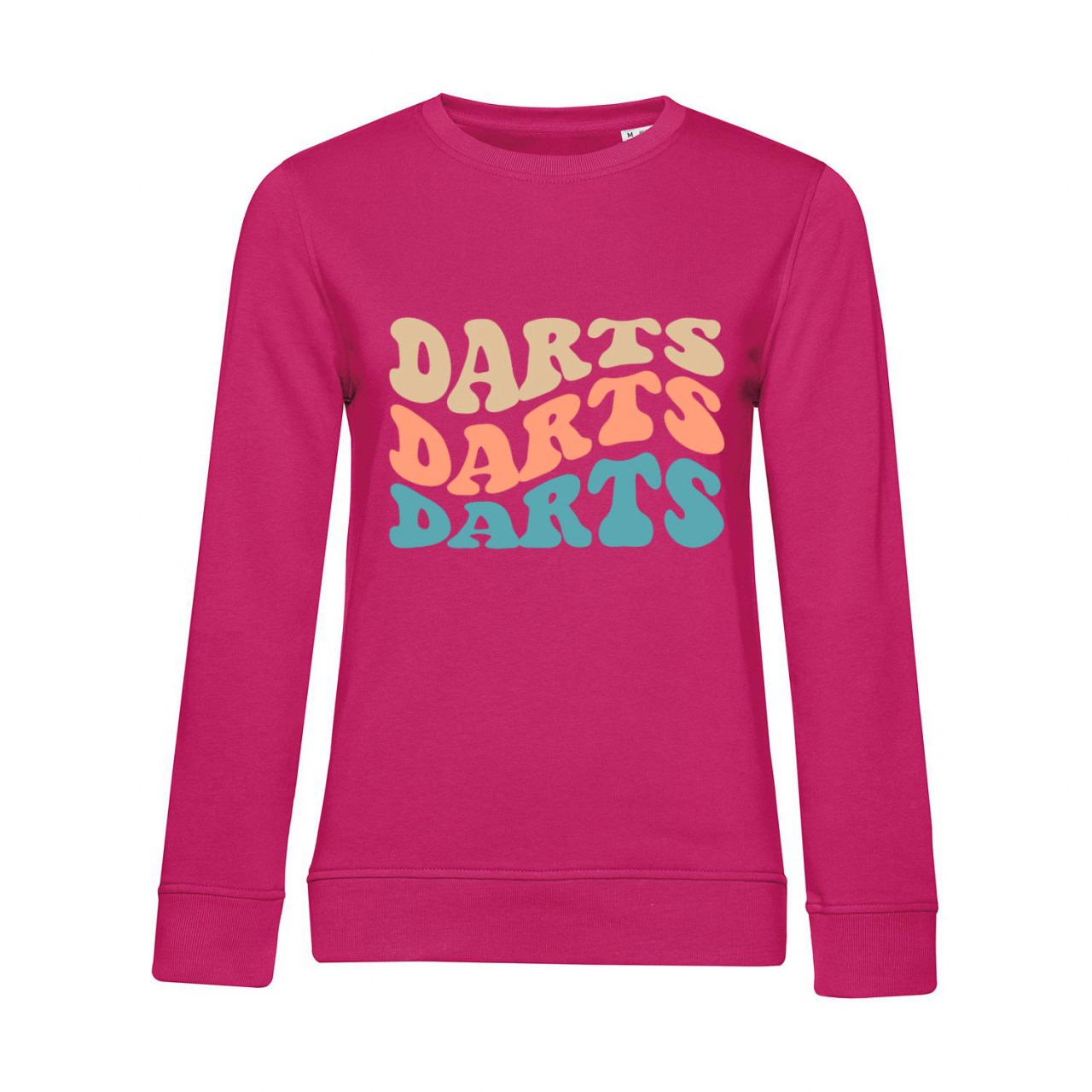 Bild von Nachhaltiges Sweatshirt Damen Darts Farben Wellen