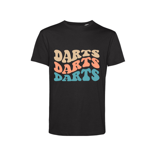 Bild von Nachhaltiges T-Shirt Herren Darts Farben Wellen