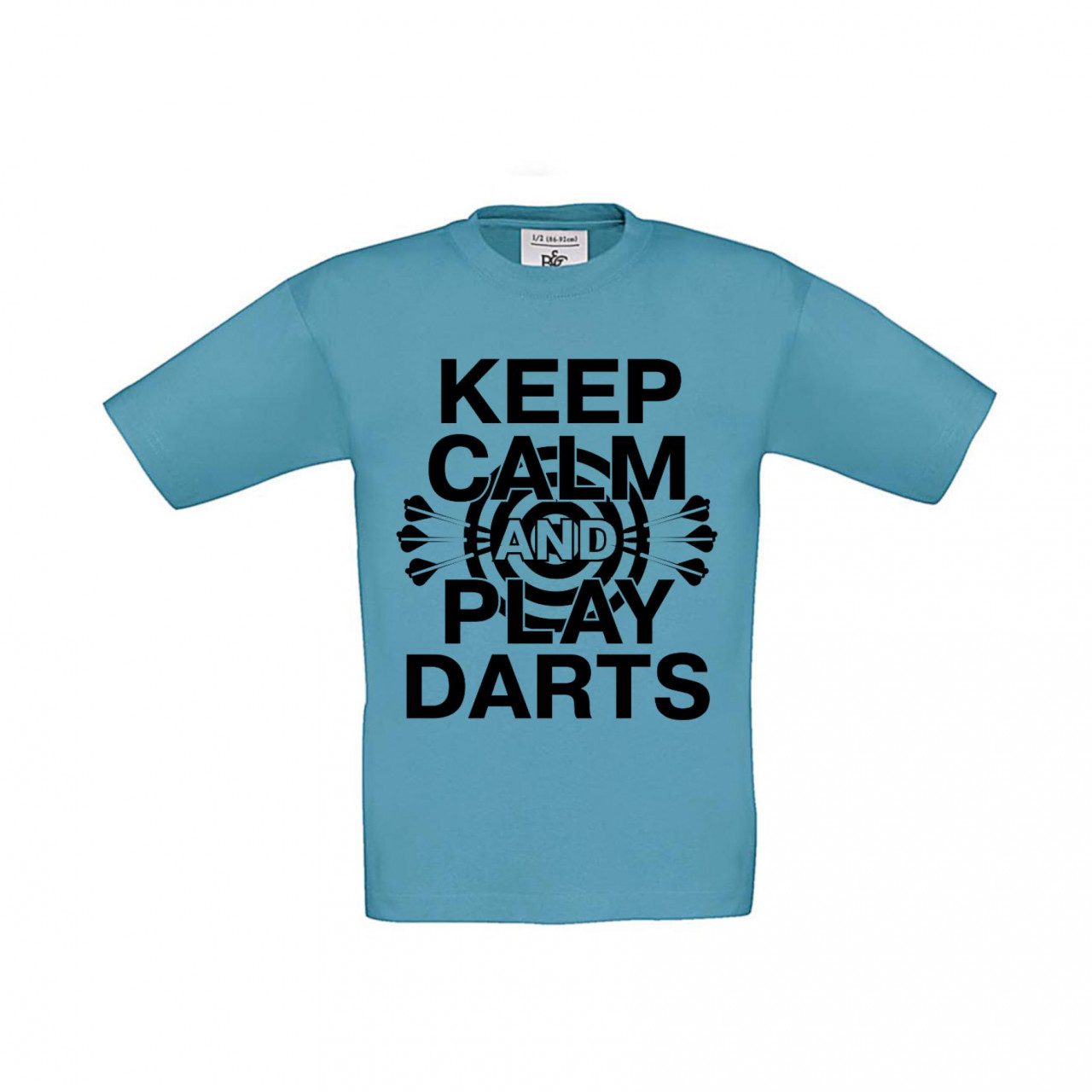 Bild von T-Shirt Kinder Keep calm and play Darts